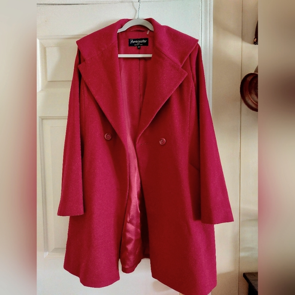 Forecaster of Boston Red Wool Coat
